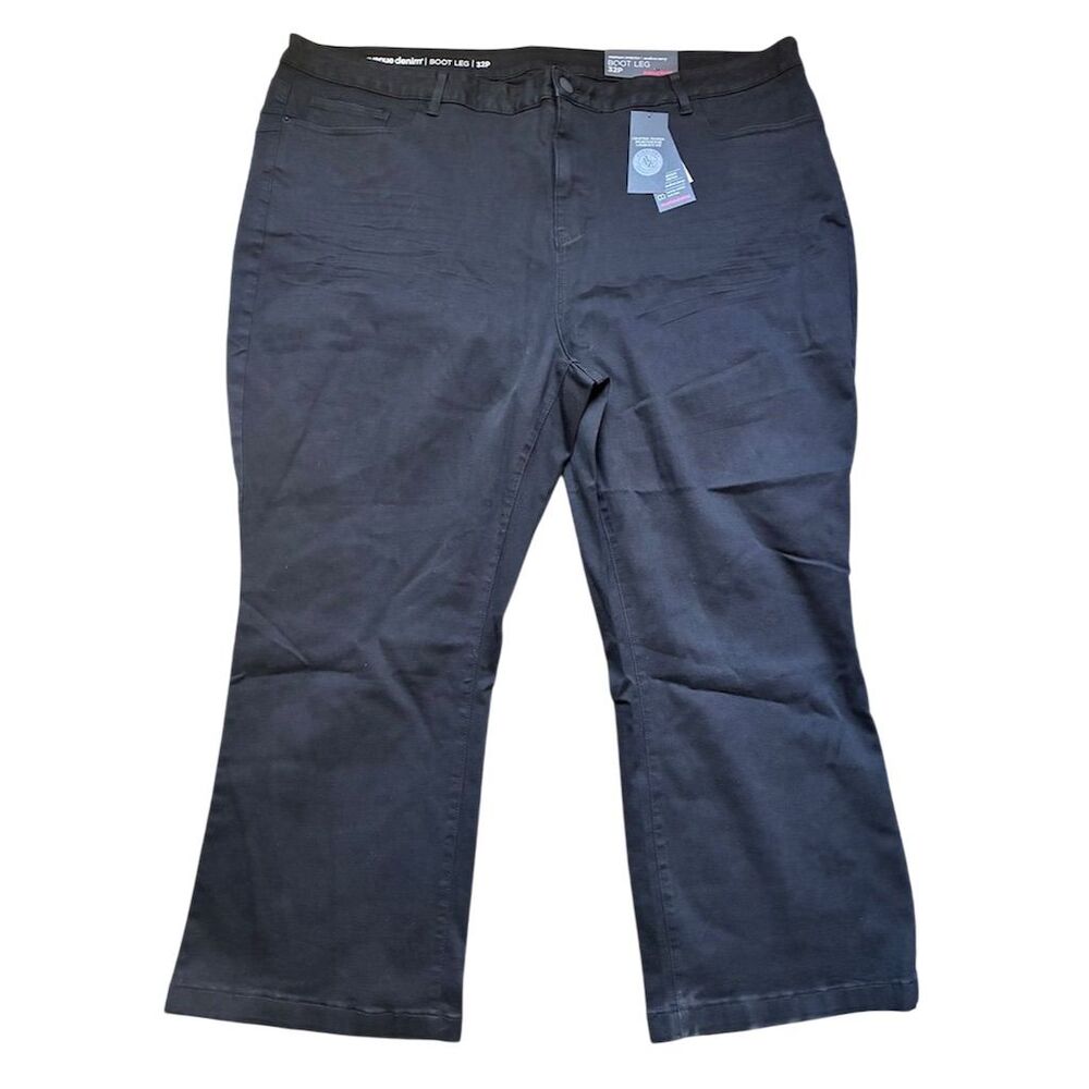 Avenue‎ Denim Women's Petites Bootcut Denim Pants Blue Size 32 Casual